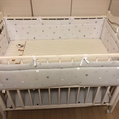 ベビーベット　ホワイト　一式の画像