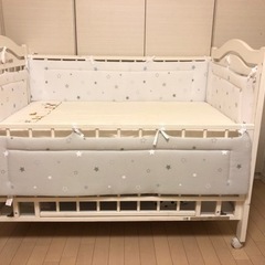 ベビーベット　ホワイト　一式の画像