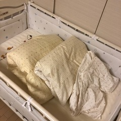 ベビーベット　ホワイト　一式の画像