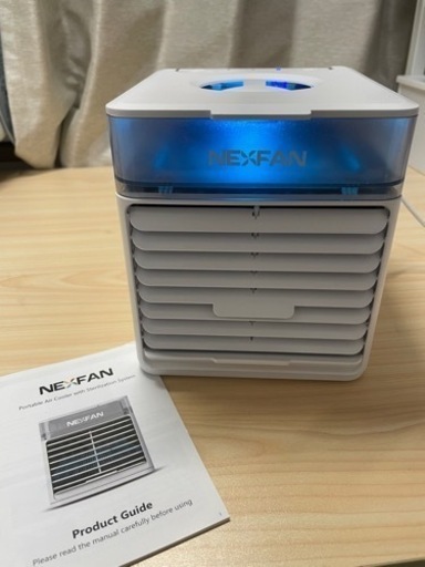 パーソナルクーラーと充電式首掛け扇風機