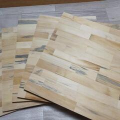 【値下げ】メルクシパイン集成材 5枚 50×50×2.5cm 
