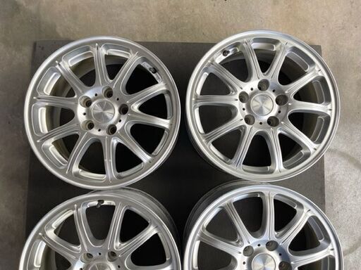 ブリヂストン16インチ軽量アルミECO FORME CRS091中古4本セット！6.5J-16