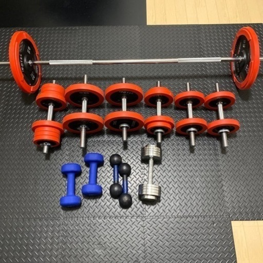 ダンベルとバーベル