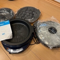 グルメ道楽 グリルパン4点セット YJ-101 中古