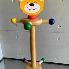 ♫くまのコートかけハンガーラック子供部屋に♪