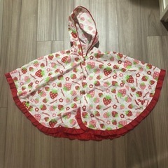 中古 80〜100cm レインポンチョ 女の子