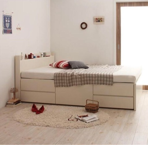 Steady チェストベット　セミダブル　白