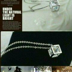 ≒j→→→m2-3  ブリリアントスクエアインペンダントネックレス　　　　　202206110559の画像