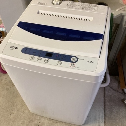 美品　ヤマダ電機オリジナル　全自動電気洗濯機　(5.0kg) HerbRelax
