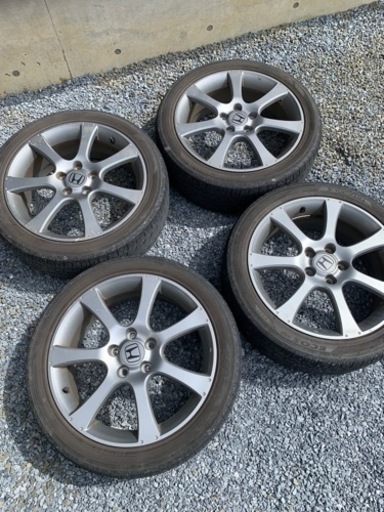 オデッセイ　アブソルート　後期　純正　ホイール　タイヤ　RB  ステップワゴン  ストリーム　18インチ