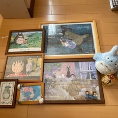 ジブリグッズ　指人形　パズル