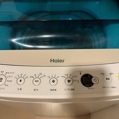 洗濯機　中古　4.5キロ　Haierの画像