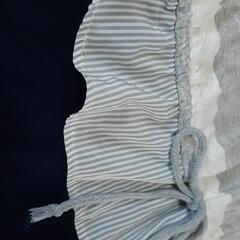 【Cutie Blonde】　半袖　ワンピース　レーヨン　マタニティ　スカート　ボーダー　レディース　Mの画像