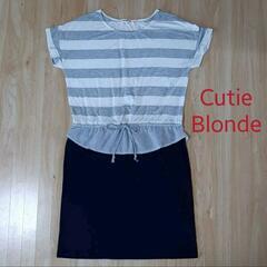 【Cutie Blonde】　半袖　ワンピース　レーヨン　マタニ...