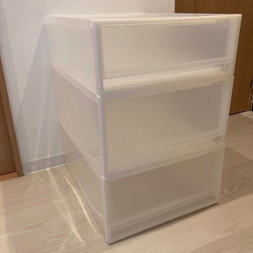 無印良品　衣装ケース　3個