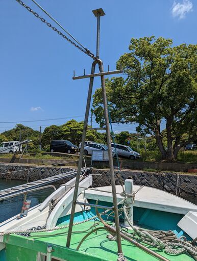 船舶　漁船用　イカ釣りライトに使う　パイプ　佐世保市内