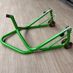 バイク用フロントスタンド（J-tripカワサキカラー）の画像