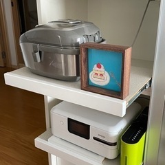 食器棚　スライド棚　引き戸の画像