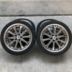 値下げしました?19インチアルミホイール　245/40R19　WORK・ワーク　SCHWERT　シュバート　19×8J　P.C.D　114.3　5穴　オフセット+43　