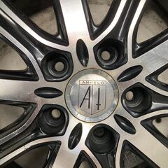 美品！19インチアルミホイール　225/40R19　タイヤバリ溝　P.C.D：114.3　7.5J　オフセット+55