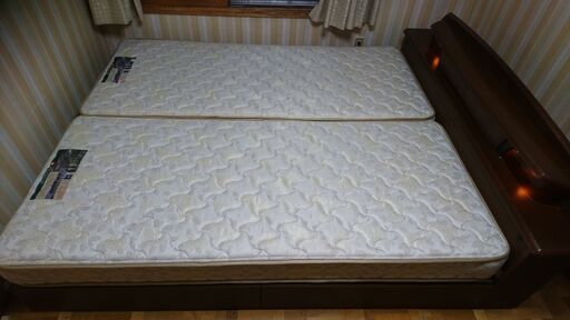 180*200 キングベッド + マットレス セット