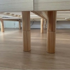 【解体作業済み、搬出ラクラク】すのこベッド　シングル×2の画像