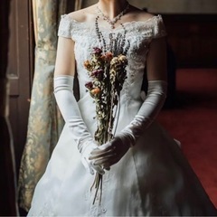 2WAYウェディングドレス　9号の画像