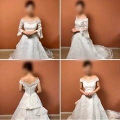 2WAYウェディングドレス　9号の画像