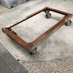 ◆●アングル台車・50×90×19cm・車輪直径10cmの画像