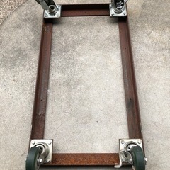◆●アングル台車・50×90×19cm・車輪直径10cmの画像