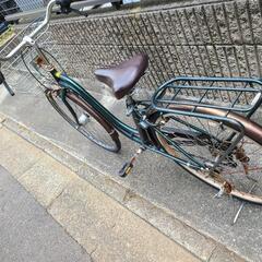 二輪自転車　ギア付き　ママチャリの画像