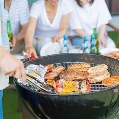 開放的なBBQをしながらお友達作り