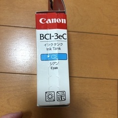 未使用　キャノン　インクカートリッジ　BCI-3eC  シアンの画像