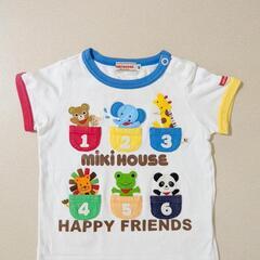 ミキハウス MIKIHOUSE 半袖Tシャツ 80cm アニマル...