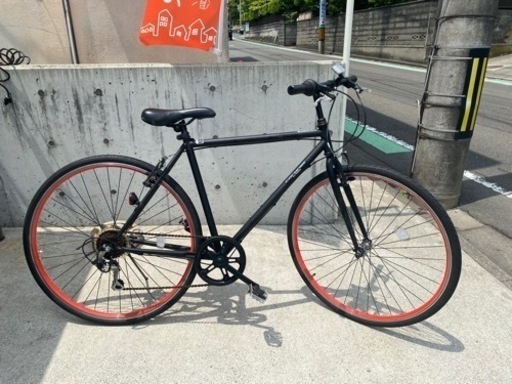 coronet クロスバイク 6段 700C 中古 自転車 学生 通勤 通学