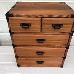 レトロ　小物入れ　木製