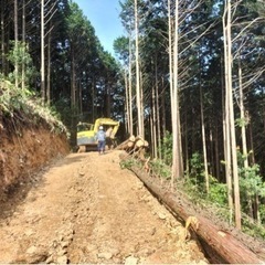 林業経験者、ユンボオペ、トラック運転手