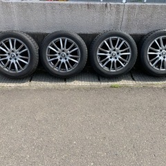 お引き渡し者決定しました。DUNLOP WINTERMAX01 スタッドレス215/55R17  アルミ付き4本の画像