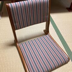 ＜結構便利かも⁉＞　折り畳み式座椅子（２台）の画像