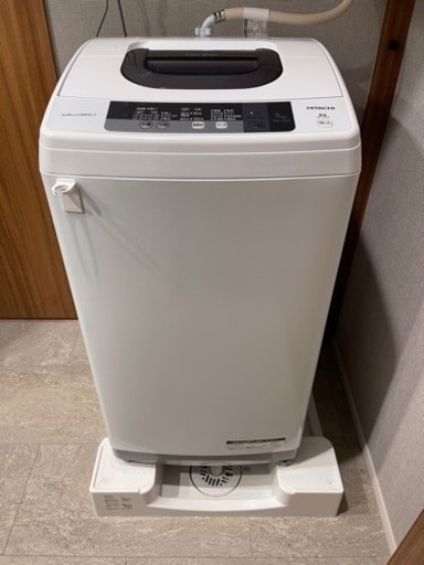 日立 洗濯機 NW-5WR 5kg 洗濯槽クリーナーで洗浄済み