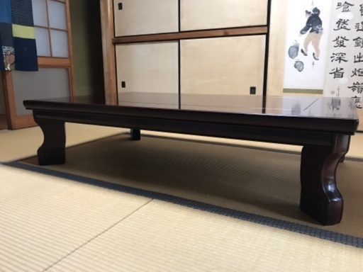 期間限定持ち帰り特価　かなり上質の座卓です
