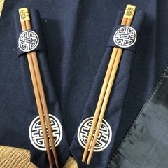 【新品】お箸・ナフキン＆ランチョンマット　ペアの画像