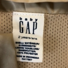 【値下げ！】ＧＡＰウィンドブレーカー　３歳位の画像