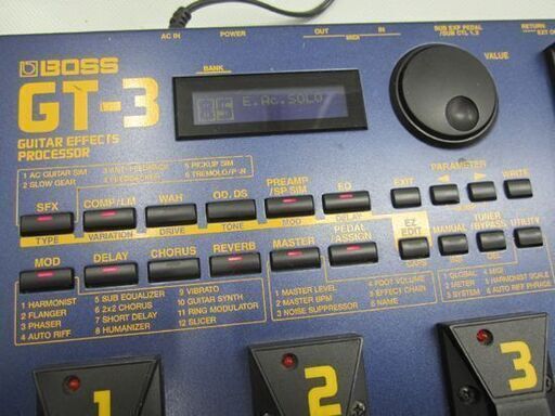 ボス マルチエフェクター GT-3 Guitar Effects Processor 通電確認済み BOSS/札幌 北20条店