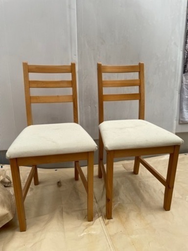 LERHAMN レールハムン IKEA椅子　カバー洗濯機で洗えます！2個で3000円