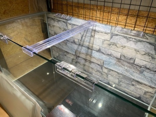 値下げ中！900オールガラス水槽、フィルター、ガラス蓋一式セット 金魚や熱帯魚に(^^)