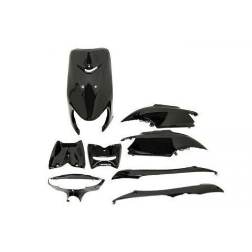 外装８点セットブラック　ジョグ　SA16J　ZR　エボリューション　リモコンジョグ