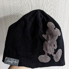 ミッキー柄のニット帽