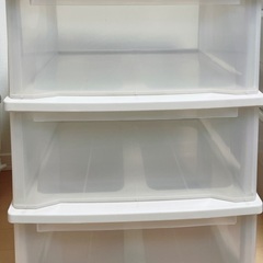 【取引成立済】収納ケース 半透明 しっかりめの画像