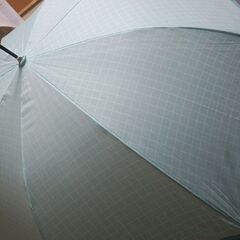傘　新品　長傘③　チェック柄の画像